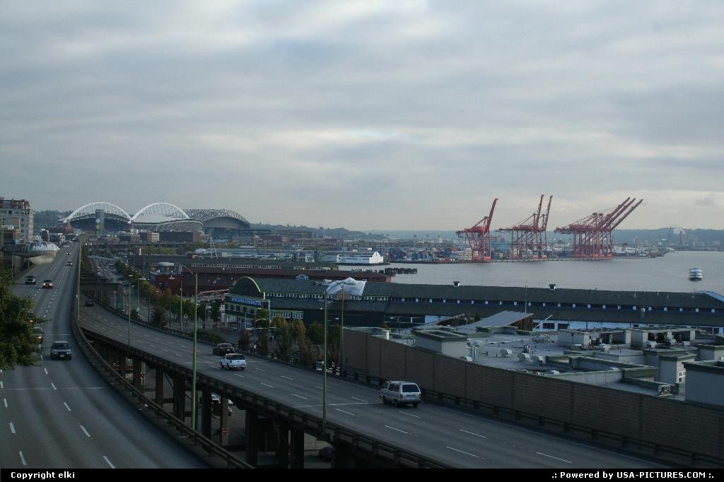 Picture by elki: Seattle Washington   harbor, sea, pacific