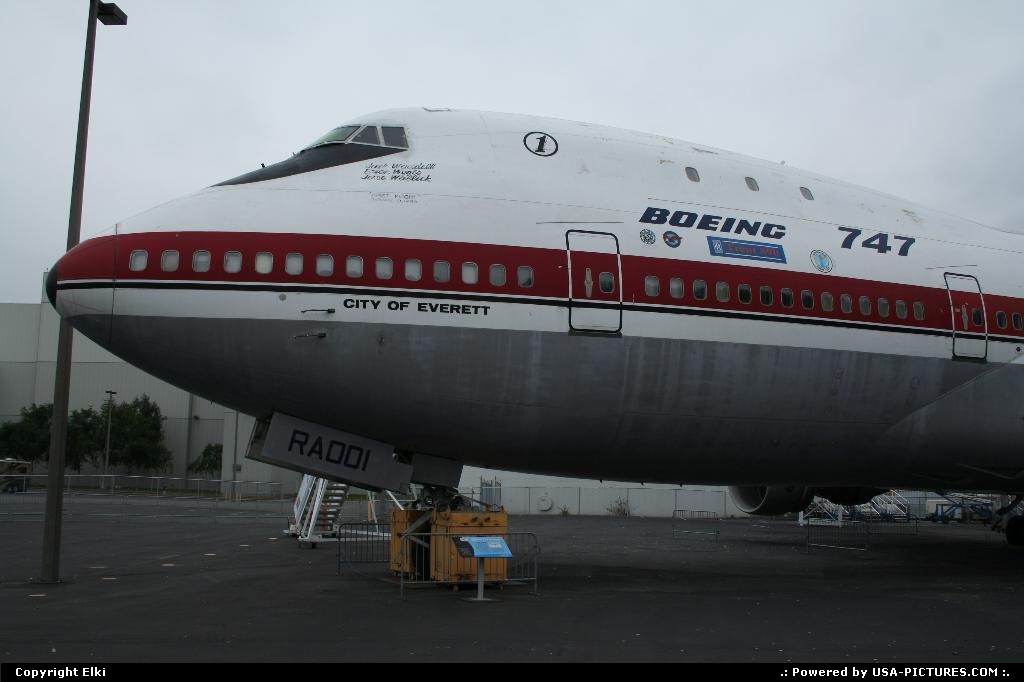 Picture by elki: Seattle Washington   boeing, 747, 