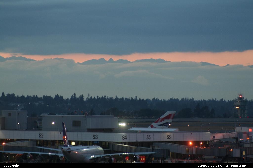 Picture by elki: Tacoma Washington   SEA, seattle, plane, airport