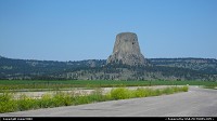 Wyoming, Devil's Tower from a distance.