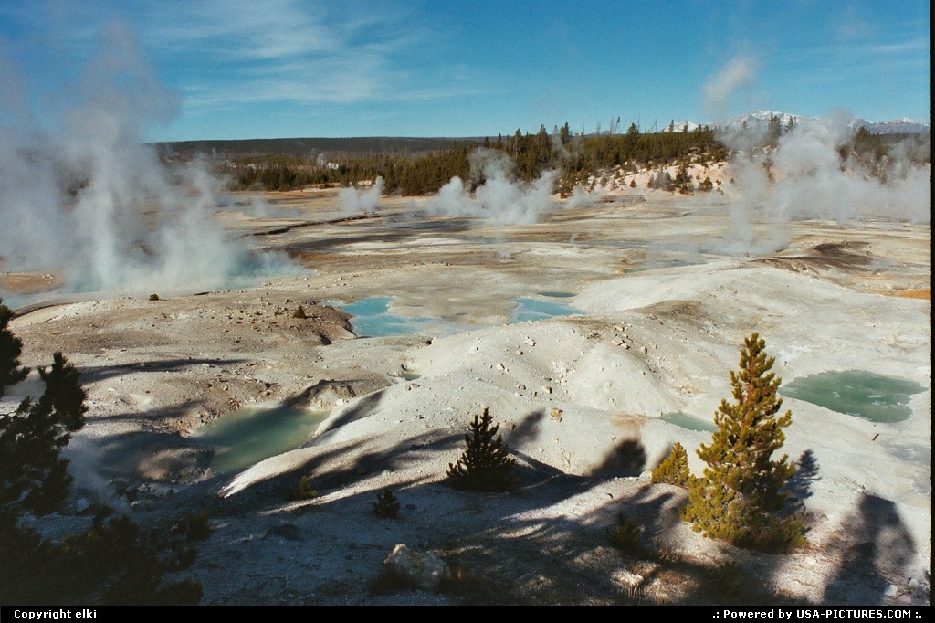 Picture by elki:  Wyoming Yellowstone  yellowstone