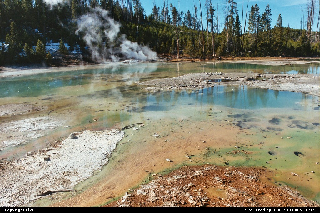 Picture by elki:  Wyoming Yellowstone  yellowstone